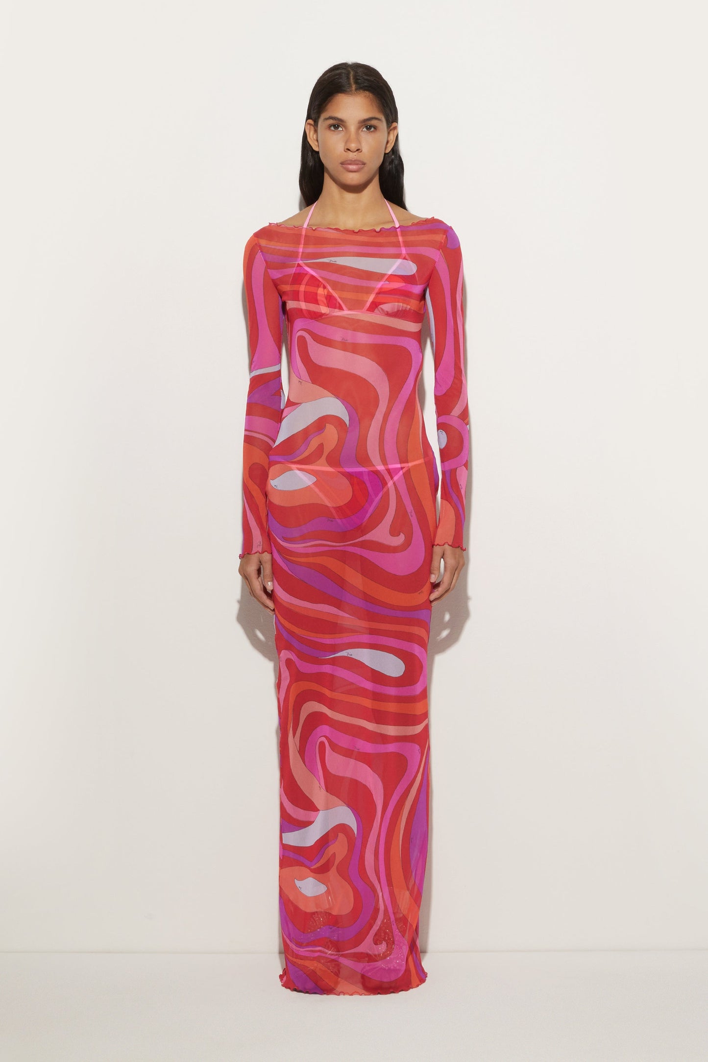 Marm Chiffon Maxi Dress
