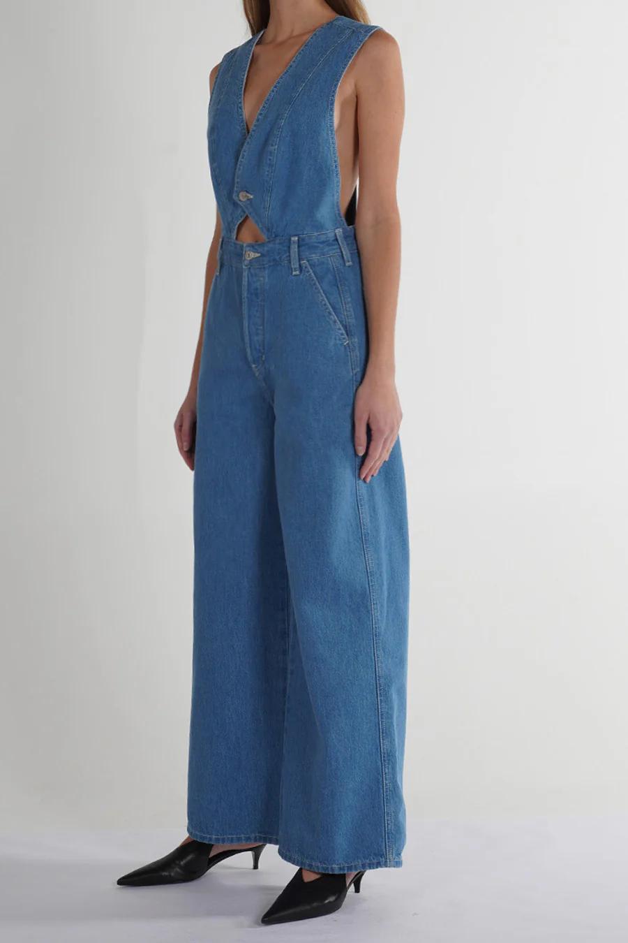 Elina Jumpsuit - Ethereal Blue