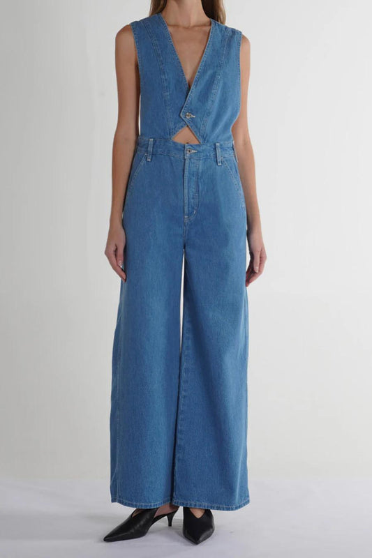 Elina Jumpsuit - Ethereal Blue